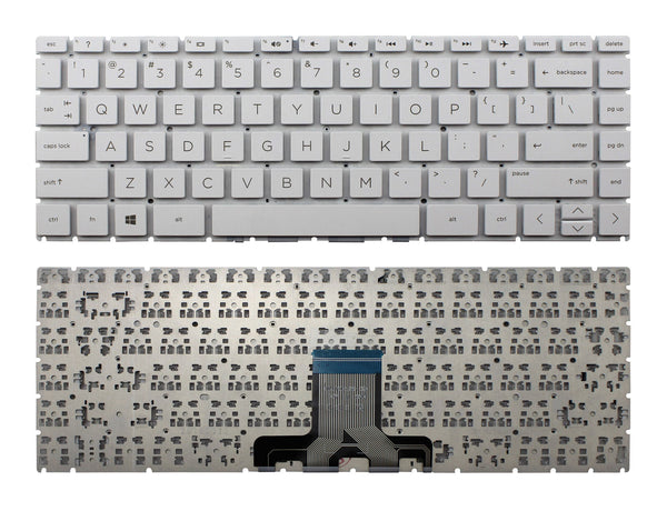 StoneTaskin Original Brand New White US Keyboard For HP Pavilion 14-dh0000 x360 14-dh1000 14-dh2000 14m-cd0000 Fast Shipping