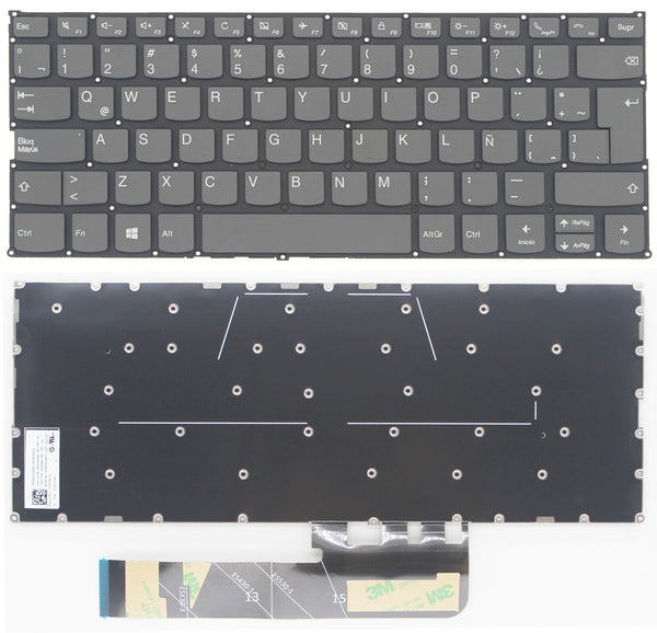 StoneTaskin Original Brand New Grey Latin Spanish Keyboard For Lenovo ThinkBook 14s-IML 14s-IWLs Plus Notebook KB Fast Shipping