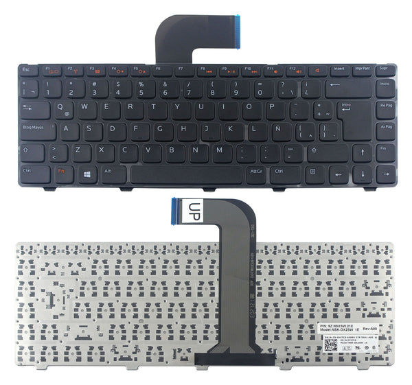 StoneTaskin Original Brand New Black Latin Spanish Keyboard Black Frame For Dell Inspiron 14z (N411z) Notebook KB Fast Shipping
