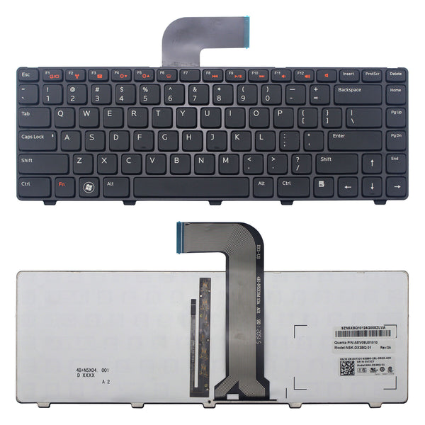 StoneTaskin Original Brand New Black Backlit US Keyboard Black Frame For Dell Inspiron M421R M5040 M5050 Notebook KB Fast Shipping