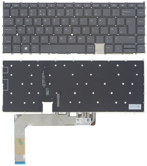 StoneTaskin Original Black UK Backlit Keyboard For HP EliteBook x360 1040 G7 G8 Fully Tested Free Shipping