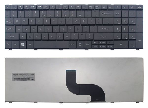 StoneTaskin Original Brand New Black UI Keyboard For Gateway Gateway NE57204m NE57205m NE71B NE71B02c NE71B03h Notebook KB Fast Shipping