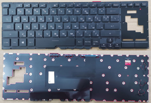 StoneTaskin Original Brand New Black Bulgarian Per Key RGB Backlit Laptop Keyboard For ASUS GX701LV GX701LWS GX701LXS Notebook KB