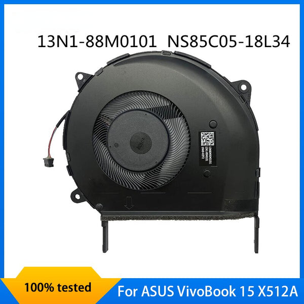 StoneTaskin New Original For ASUS VivoBook 15 X512A X512FJ V5000J V5000D Laptop CPU Cooling FAN Cooler 13N1-88M0101 NS85C05-18L34 Fast Ship
