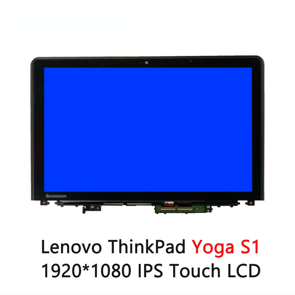 StoneTaskin para Lenovo YOGA S1 00UP940 SU8E-12H02AU-01X montaje táctil LCD + bisel TPS GNZ 12,5 "FHD 1920*1080 IPS LGD LP125WF2-SPB2 pantalla de 30 pines