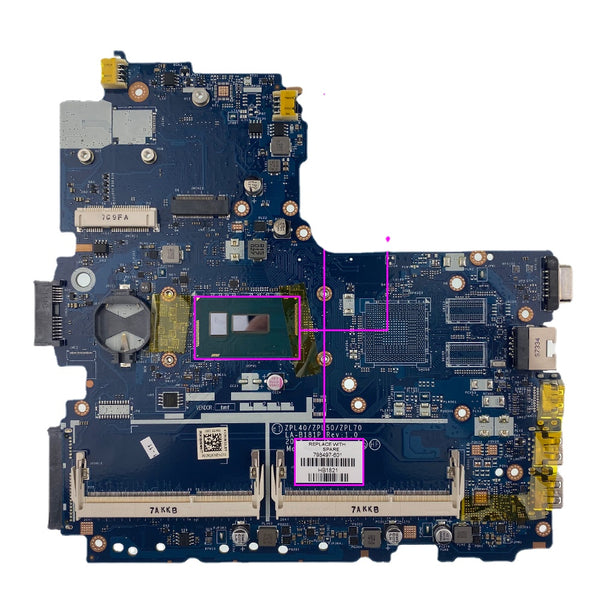 StoneTaskin 798497-601 798497-001 798497-501 LA-B181P UMA w I7-5500U CPU for HP ProBook 440 NoteBook PC Laptop Motherboard Mainboard