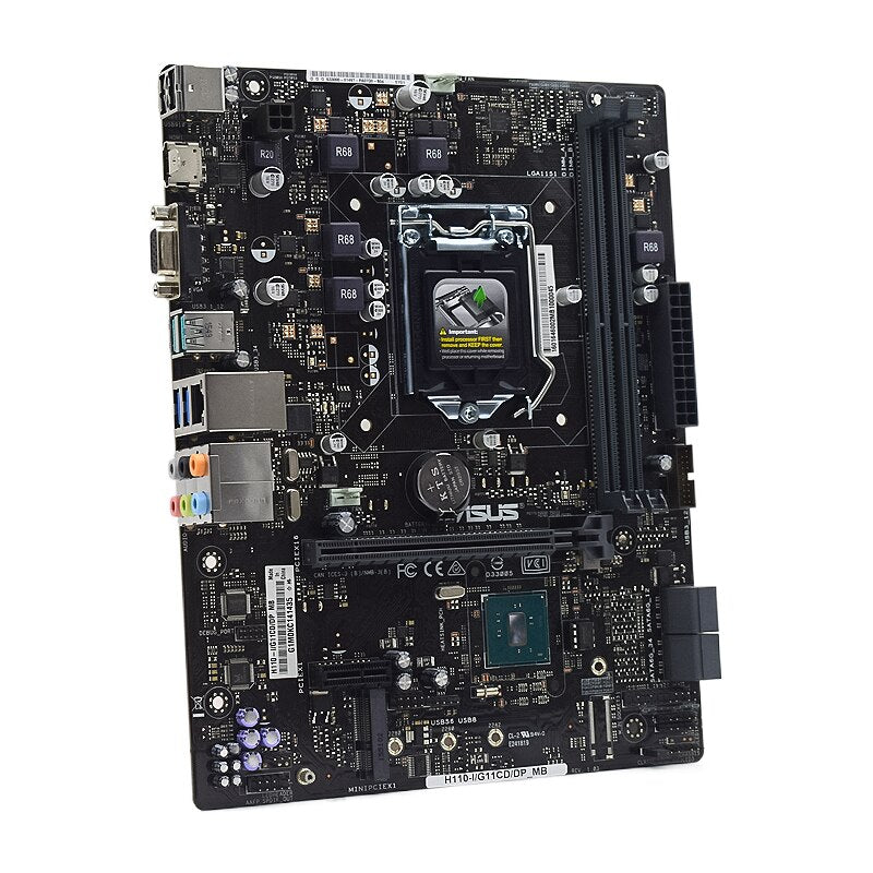 Original ASUS H110-I/G11CD/DP_MB Intel H110 Motherboard LGA 1151 DDR4 ...