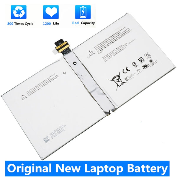 StoneTaskin Brand NEW G3HTA027H DYNR01 Laptop Battery For Microsoft Surface Pro 4 1724 12.3" Tablet 7.5V 38.2WH/5087mAh 100% Tested