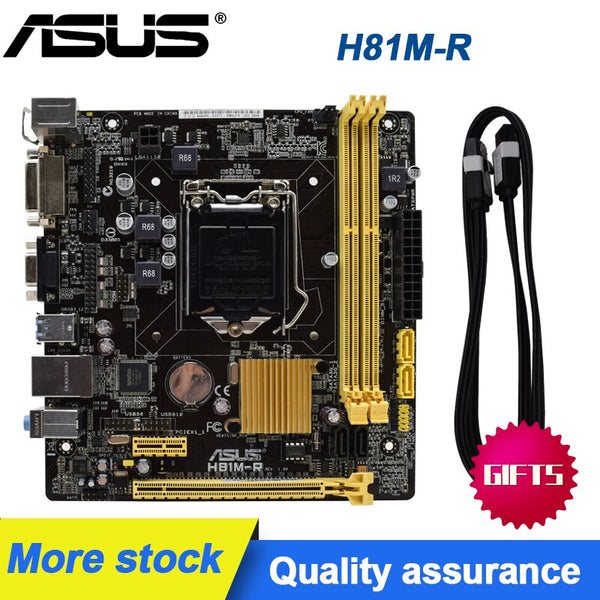 Для материнской платы ASUS H81M-R intel H81 LGA1150 DDR3 SATA Micro ATX Настольный комплект материнской платы 