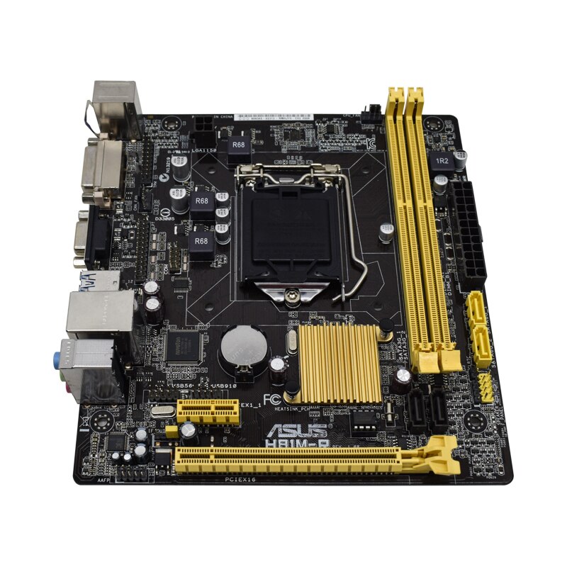 For ASUS H81M-R motherboard intel H81 LGA1150 DDR3 SATA Micro ATX Desk ...