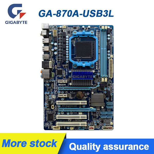 Оригинальная материнская плата для настольных ПК GIGABYTE GA-870A-USB3L Intel G41 LGA 775 DDR3 4 ГБ SATA II ATX, оригинальная б/у материнская плата 