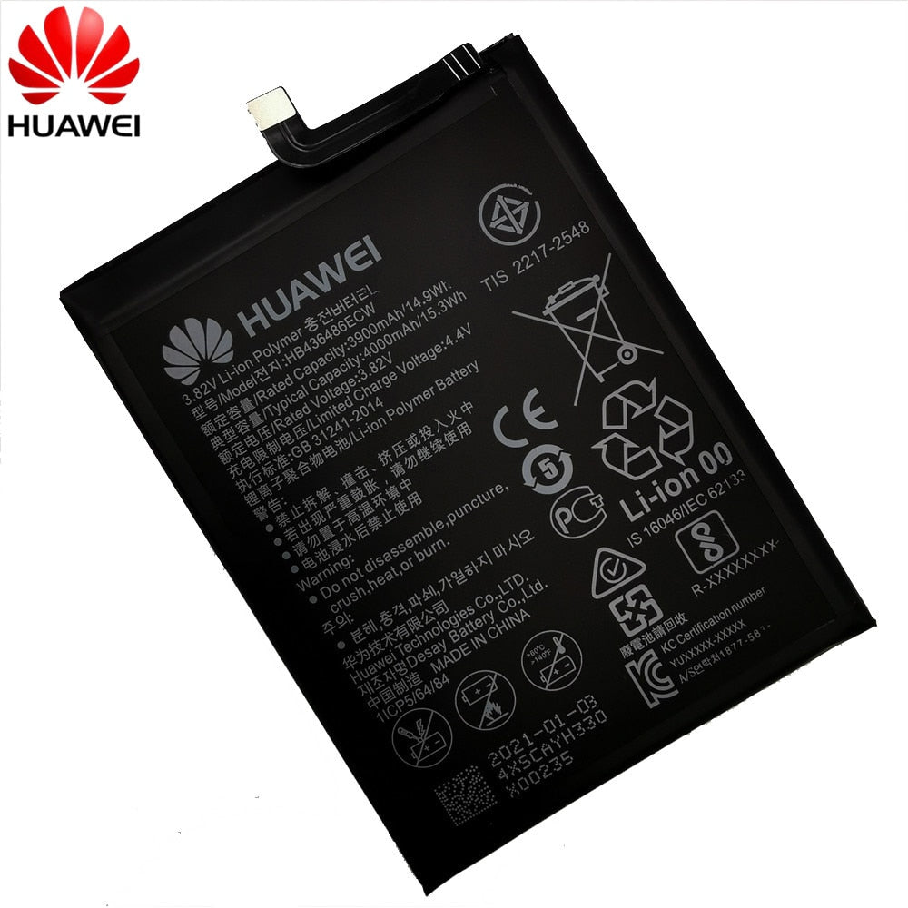 Replacement Li-ion Battery For Huawei Mate 10 Pro Mate P20 Pro HB436486ECW 3.82V - Foto 5