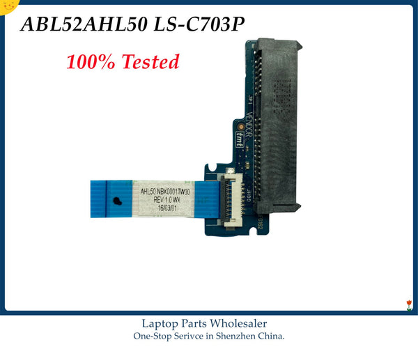 Cable conector StoneTaskin HDD para HP 15-AC 15-AF 15-AY BA BN 14-AC 255 G4 G5 SATA placa adaptadora de disco duro SSD ABL52/AHL50 LS-C703P probado