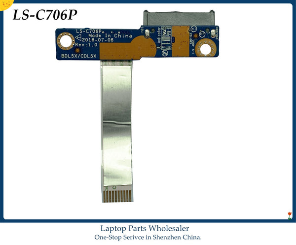 Placa de interfaz de unidad de disco óptico BDL5X/CDL5X genuina de alta calidad para HP 15-AC 15-AY 15-AF 15-AR 250 G4 ODD probada
