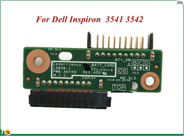 Placa de conector de cargador de batería para portátil de alta calidad StoneTaskin X6YX9 para Dell Inspiron 15 3541 3542 13808-1 100% en funcionamiento 