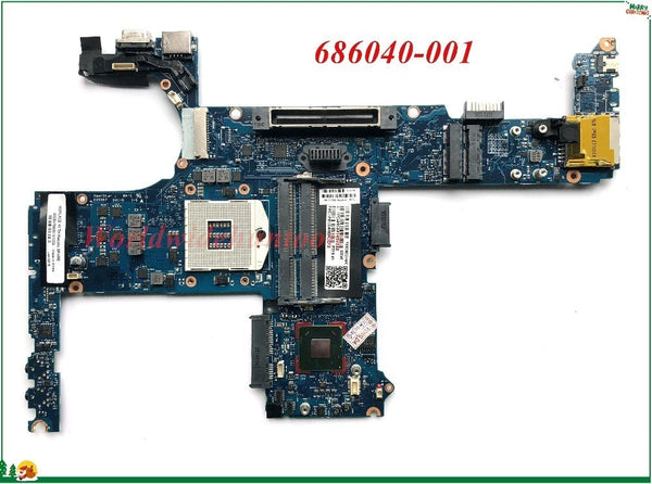 StoneTaskin MB 686040-001 de alta calidad para HP EliteBook 6470P 8470P Laptop Motherboard PGA-989 QM77 DDR3 integrado 100% probado 