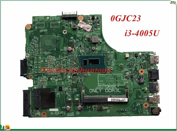 StoneTaskin High Quality MB GJC23 0GJC23 CN-0GJC23 For Dell Inspiron 15 3542 Laptop Motherboard SR1EK I3-4005U Integrated DDR3 100% Tested