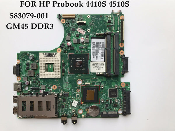 StoneTaskin alta calidad 583079-001 para HP Probook 4410S 4510S Laptop placa base GM45 DDR3 100% completamente probado