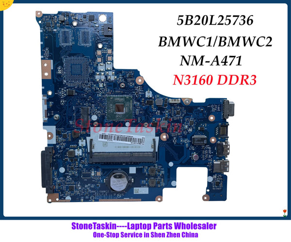 Высокое качество 5B20L25736 для Lenovo Ideapad 300-15IBR Материнская плата ноутбука BMWC1/BMWC2 NM-A471 N3160 DDR3 100% полностью протестирована