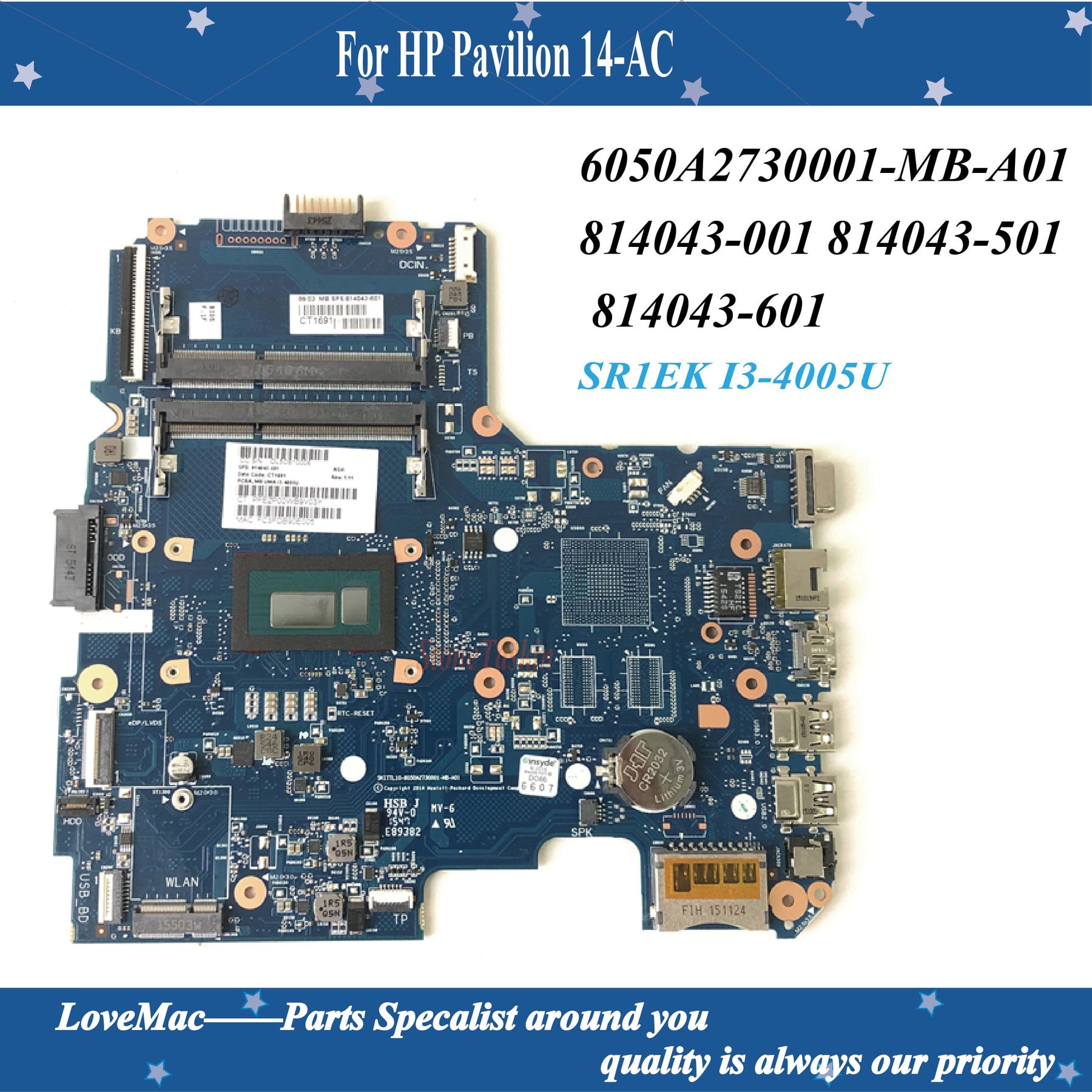 Webcam D'origine HP Pour Pavilion 14-AC (14-ac120nf) – Occasion, Fonctionnelle