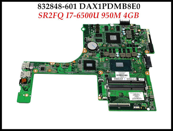 StoneTaskin High quality 832848-601 DAX1PDMB8E0 For HP Pavilion 15-AK Gaming Laptop motherboard w SR2FQ I7-6500HQ 950M 4GB 100% Tested
