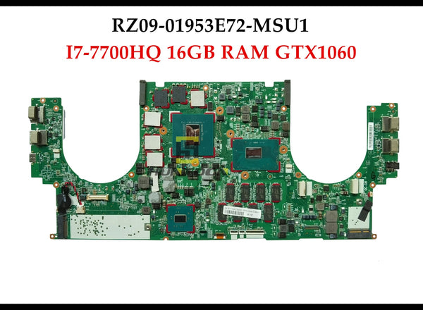 Высококачественная материнская плата для игрового ноутбука StoneTaskin для Razer Blade RZ09-01953E72-MSU1, материнская плата I7-7700HQ, 16 ГБ ОЗУ, GTX1060, 100% полностью протестирована