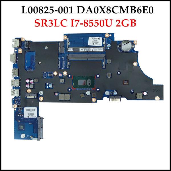 High quality L00825-001 for HP Probook 450 G5 Laptop Motherboard DA0X8CMB6E0 SR3LC I7-8550U DDR4 2GB mainboard 100% Tested