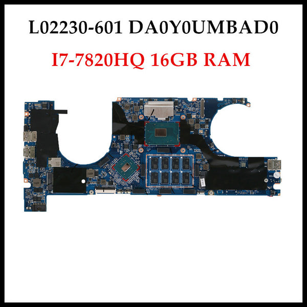 High quality L02230-601 For HP Elitebook 1040 G4 Laptop Motherboard DA0Y0UMBAD0 mainboard SR32N I7-7820HQ 16GB 100% Fully Tested