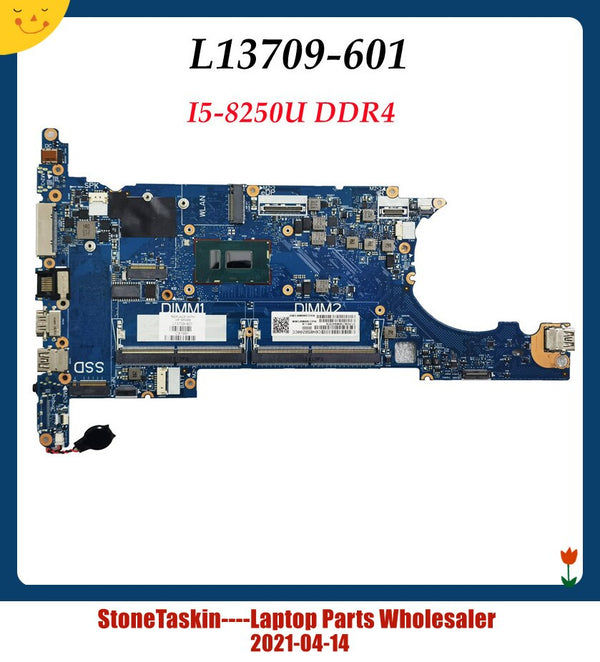 High quality L13709-601 for HP EliteBook 830 G5 Laptop Motherboard 6050A29230901-MB I5-8250U DDR4