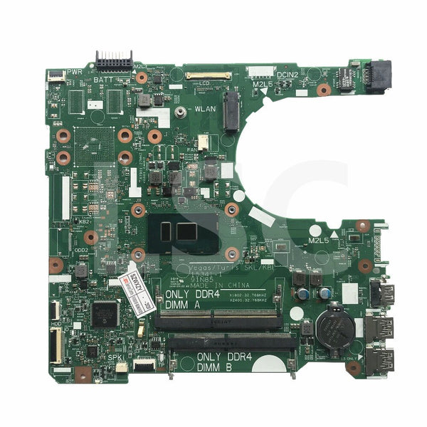 StoneTaskin Laptop Motherboard For DELL 3567 3568 Series CN-0DKK57 DKK57 With I5-7200 CPU Processor 15341-1 91N85 DDR4 100% Tested