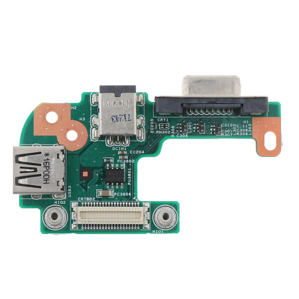 Conector de carga de entrada de CC para portátil, placa de salida USB VGA compatible con Dell Inspiron N5110