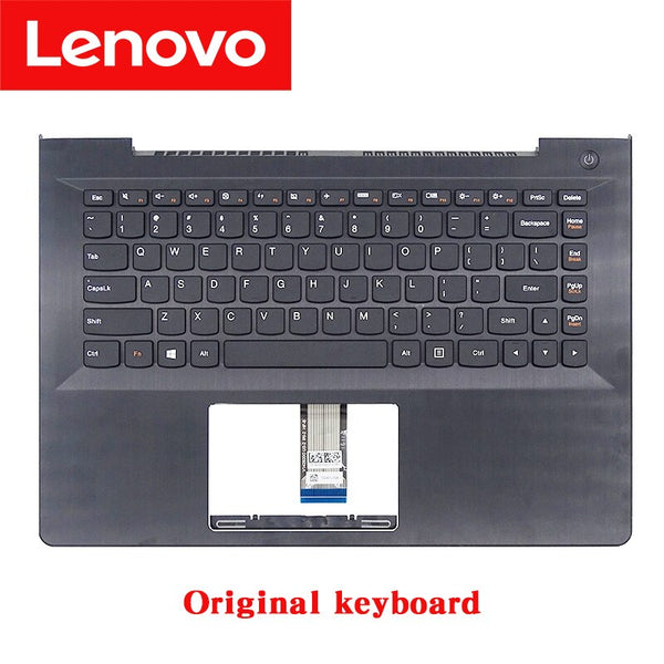 Lenovo S41-70 -75 -35 U41-70 Ideapad 500S-14ISK 300S-14ISK Оригинальная клавиатура для ноутбука Упор для рук с сенсорной панелью 5CB0J33245