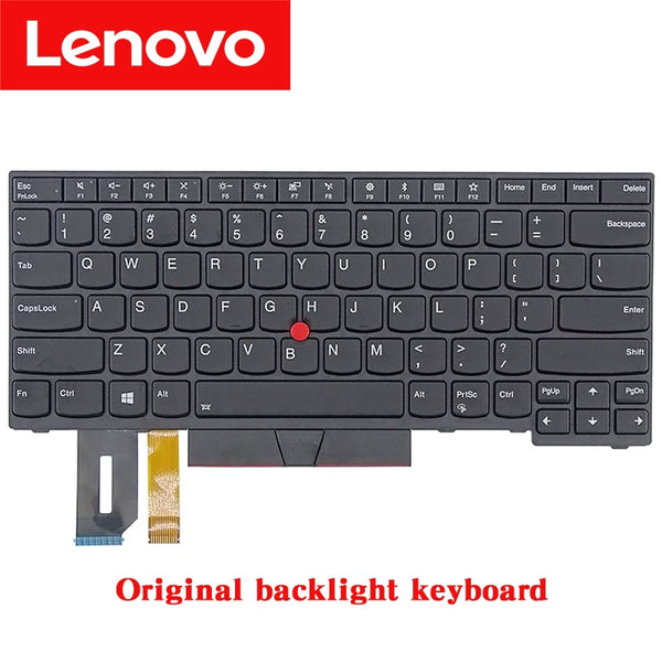 Lenovo ThinkPad E480 E485 E490 E495 L380 L390 L480 R480 T480S L490 T490 T495 Teclado portátil original 01YP280 01YP400