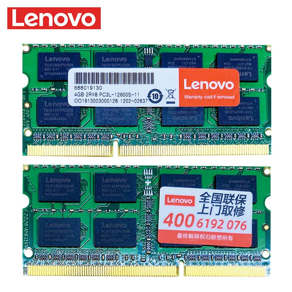 Memoria para portátil Lenovo RAM DDR3L 1,35 V 4GB 8GB 1600GHZ DIMM 204PIN PC3L 12800 3 años de garantía Original a estrenar