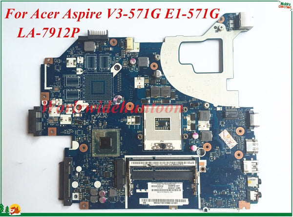 NBC0A11001 для Acer Aspire V3-571G E1-571G NV56R Материнская плата ноутбука Q5WVH LA-7912P SLJ8C HM77 PGA989 DDR3 100% тестирование 