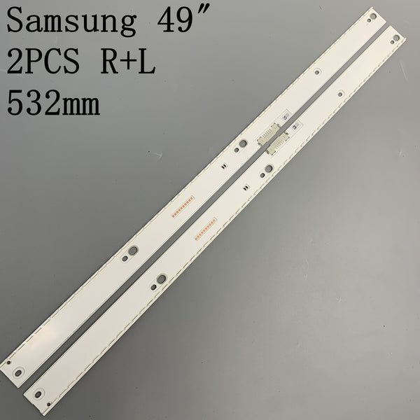 StoneTaskin New LED backlight strip for Samsung UE49KU6450 UE49KU6452 UE49KU6459 UE49KU6400 UE49MU6500 UE49MU7400 UE49KU6670U UE49KU6500