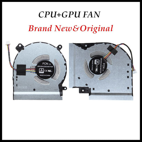 New Laptop CPU GPU cooling fan cooler radiator For Asus ROG Strix SCAR II GL504 GL504G GL504GS GL504GM Cooler 100% Fully Tested