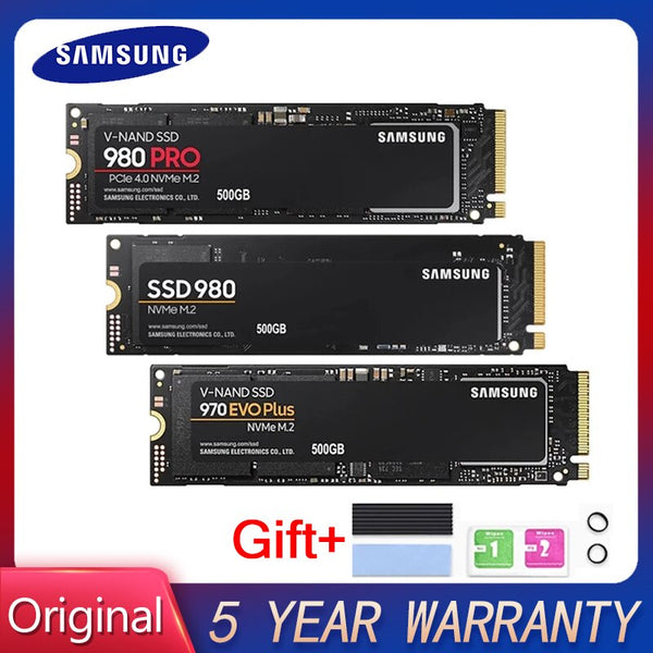 SAMSUNG SSD M2 Nvme 1TB 980 PRO 2TB Internal Solid State Drive 500GB hdd Hard Disk 970 EVO Plus M.2 2280 For laptop Computer