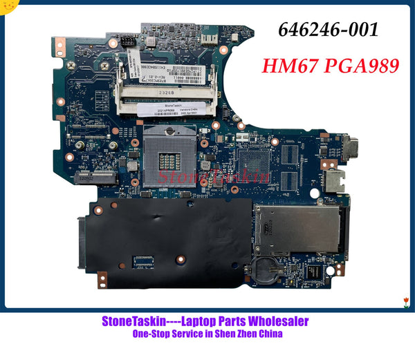 StoneTaskin 646246-001 For HP Probook 4530S 4730S Laptop motherboard PGA989 HM65 DDR3 100% Tested