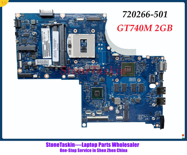 StoneTaskin 720266-501 For HP Envy 17 17-J Mainboard 17SBGV2D-6050A2549801-MB-A02 Motherboard PGA947 HM86 GT740M 2GB Tested