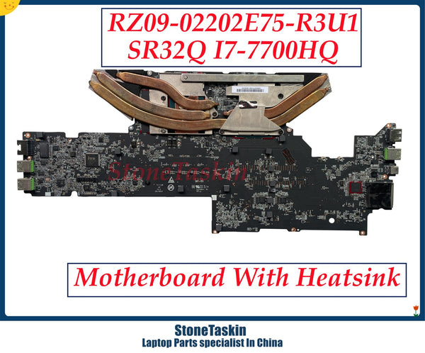 Placa base para portátil StoneTaskin F2.5_MB MP V4.0 Razer Blade Pro 17 RZ09-02202E75-R3U1 i7-7700HQ 2,8 GHz SR32Q GTX1060 6GB GDDR5 