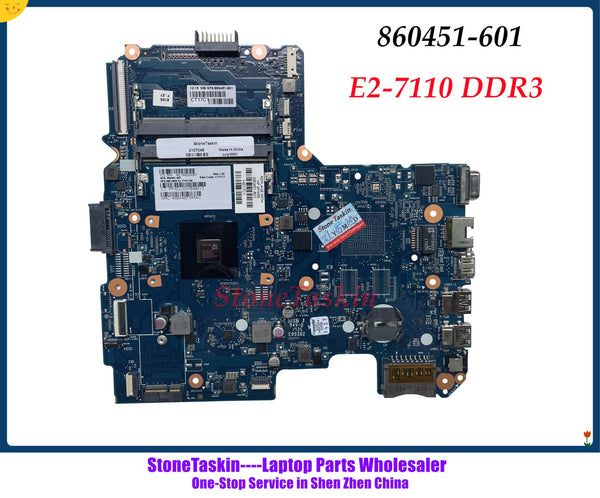 StoneTaskin For HP Pavilion 245 G5 14-AF Laptop motherboard E2-7110 Mainboard 860451-601 6050A2822801-MB-A02 100% Tested