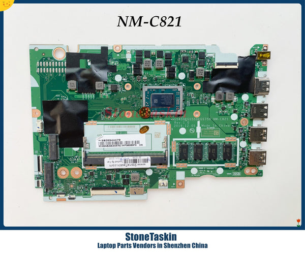 StoneTaskin GS450 y GS550 y GS750 NM-C821 para Lenovo IdeaPad 3 15ADA05 placa base de computadora portátil AMD Ryzen3 3250U R5-3500U R7-3700U DDR4