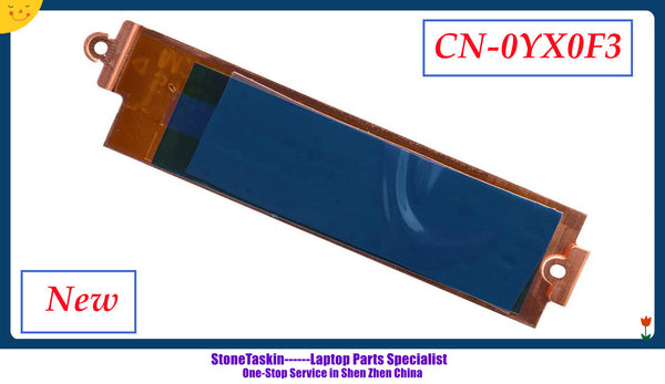 StoneTaskin Genuine New M.2 2280 SSD Heatsink Hard Drive Cover Heat Shield 0YX0F3 YX0F3 for Dell G3 3500 G5 5500 G5 SE 5505