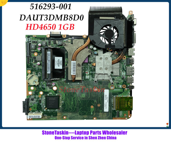 StoneTaskin alta calidad 516293-001 para HP Pavilion DV7-2000 placa base de computadora portátil DAUT3DMB8D0 PM45 HD4650 1GB 100% probado