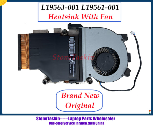 StoneTaskin High quality L19563-001 L19561-001 For HP EliteDesk 800 400 G4 Heatsink with Fan radiator New Original 100% Tested