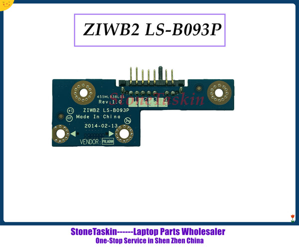 StoneTaskin alta calidad ZIWB2 LS-B093P para Lenovo Ideapad B50-45 B50-30 B50-70 cargador placa conector de batería 100% probado 