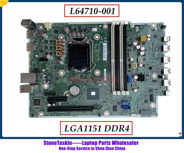 StoneTaskin L64710-001 L64710-601 L64990-001 For HP Prodesk 600 G5 SFF Motherboard LGA1151 DDR4 Q370 100% Tested Fast ship