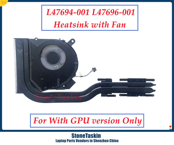 StoneTaskin Laptop CPU Cooling Fan for HP ProBook 450 440 G6 Heatsink HSN-Q16C ZHAN 66 With GPU L47694-001 L47696-001 Tested