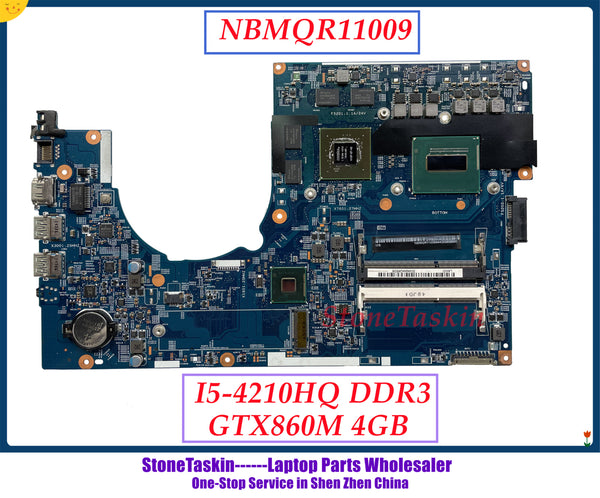 StoneTaskin NBMQR11009 For Acer Aspire VN7-791G Motherboard Poseidon 840M MB 14204-1M 448.02G12.001M SR1Q0 I5-4210H GTX860M 4GB